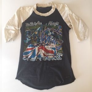 Well Loved Vintage Concert T for the Who Size S